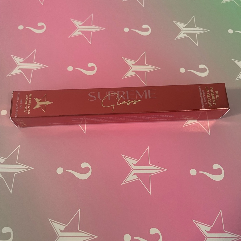 NIB Jeffree Star Supreme Lip Gloss in Fatality. Valentines 2023 Exclusive